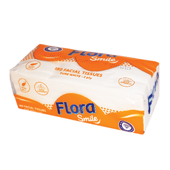 FLORA SMILE FACIAL TISSUE (180X36) 