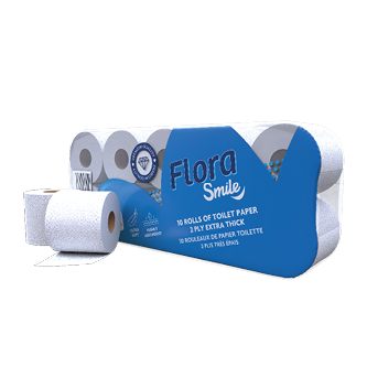 FLORA SMILE UNWRAPPED T-ROLL 10-PIECES