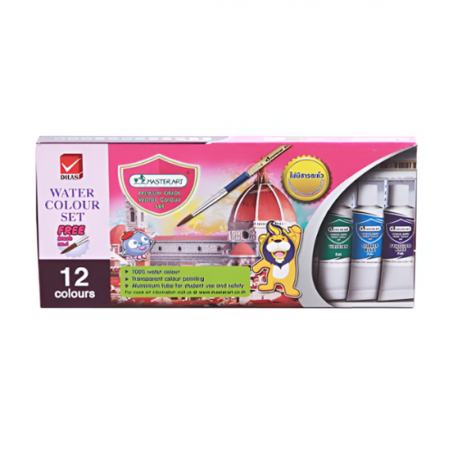 MSTA WATER COLOUR SET 5ML 12C WITH BRUSH 198749