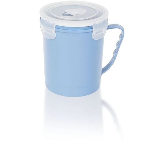 BAGER MUG WITH LID MICROWAVE 700ML PLASTIC BG-489