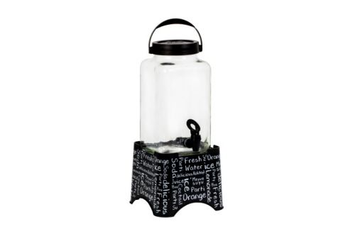 HEREVIN SQUARE BEVERAGE DISPENSER WITH STAND 3000ML GLASS 137707-001