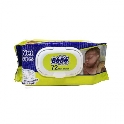 BEBE BABY WIPES 72-SHEETS