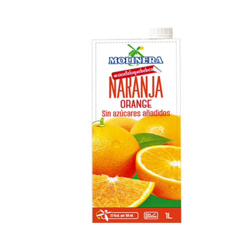 MOLINERA SUGARFREE ORANGE FRUIT JUICE 1L