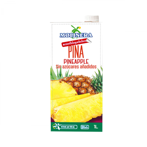 MOLINERA SUGARFREE PINEAPPLE FRUIT JUICE 1L