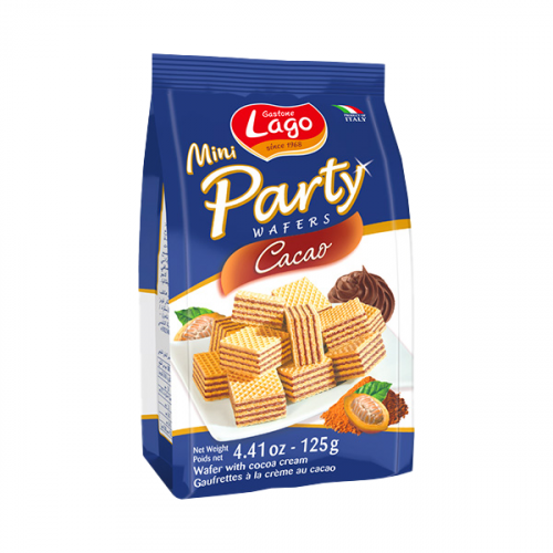 GASTONE LAGO MINI PARTY COCOA WAFER 125G