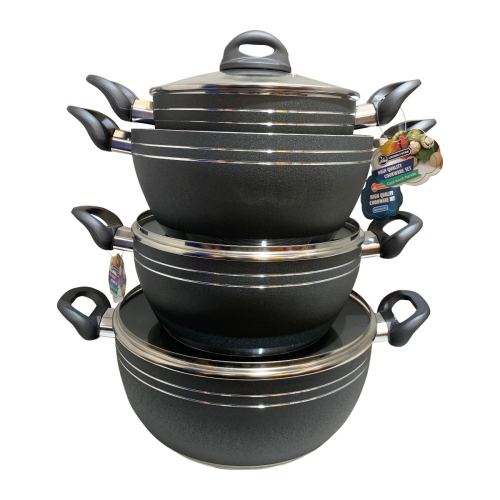 CROWNSTAR COOKWARE 8-PIECES SET WITH LID MC-2520 