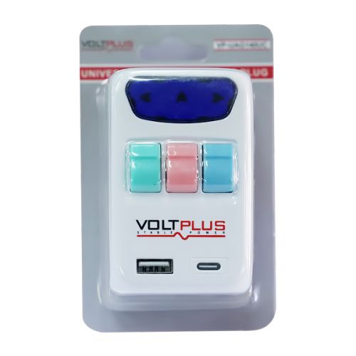 VOLTPLUS UNIVERSAL ADAPTOR W/BS PLUG VP-UAG140UC