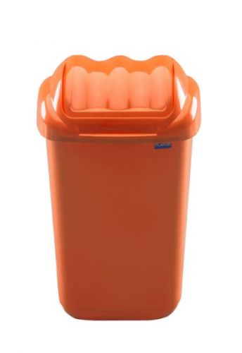 PLAFOR FALA BIN WITH LID ORANGE 30 LITERS PLASTIC 608-01