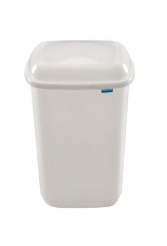 QUATRO BIN WITH LID WHITE 28L PLASTIC 610-02