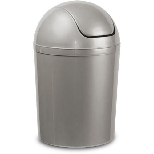 MAT BIN WITH LID SILVER 5L PLASTIC 506-05