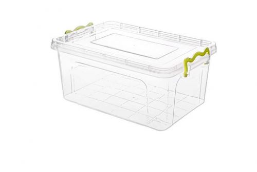 STORAGE BOX WITH LOCK WHITE  3L PLASTIC 645-00