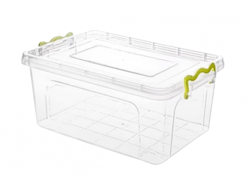 STORAGE BOX WITH LOCK WHITE 5L PLASTIC 646-00