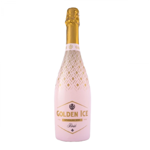 GOLDEN ICE ROSE ALCOHOLIC SPARKLING 750ML