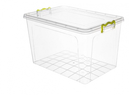 STORAGE BOX WITH LOCK WHITE 9.2L PLASTIC 647-00