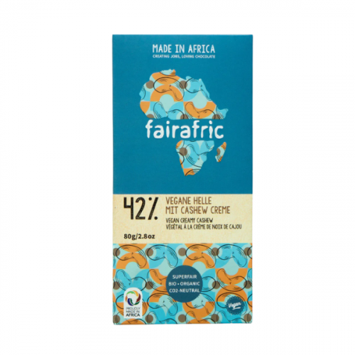 FAIRAFRIC 42% KAKAO MIT CASHAW CREME 80G