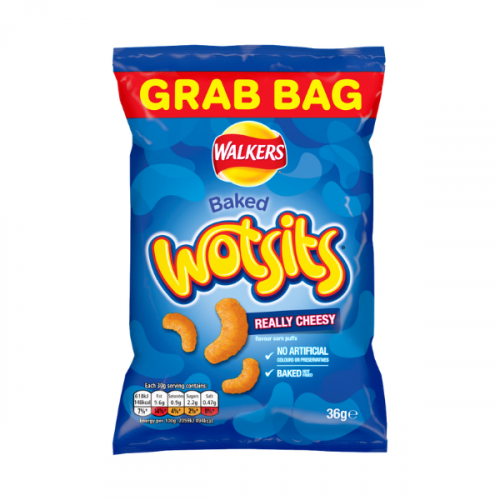 WALKERS WOTSITS BIG EAT CHEESE 36G