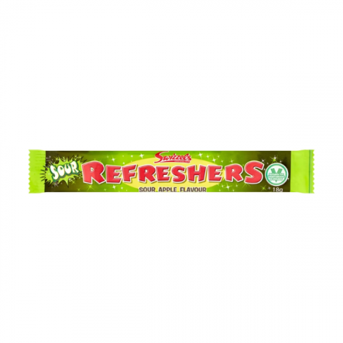SWIZZELS REFRESHERS SOUR APPLE CHEW BARS