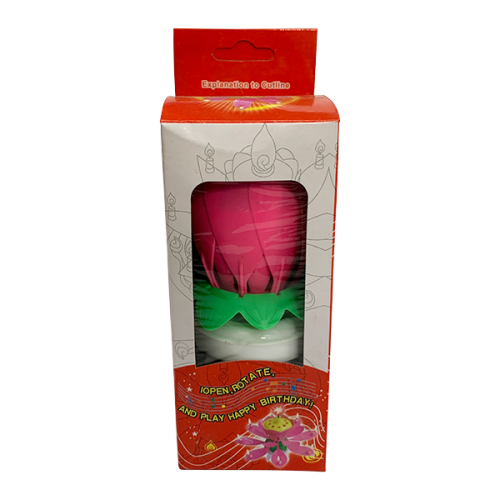 FLOWER CANDLE PLASTIC