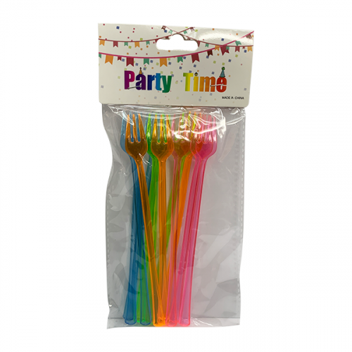 DISPOSABLE PLASTIC FORK SET 12PCS