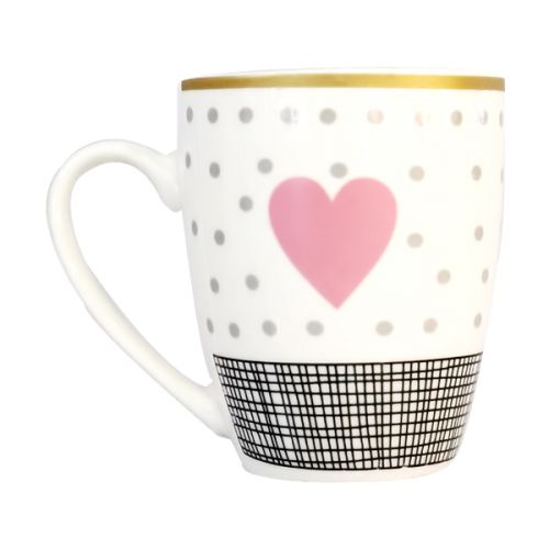 MUG HEART & STAR L-22