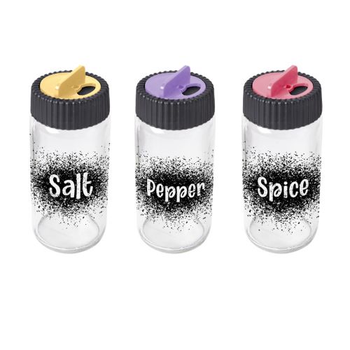 HEREVIN SPICE SHAKER PRINTED 244CC GLASS 131077-023