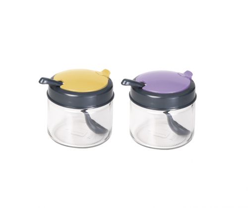 HEREVIN SPICE SHAKER WITH SPOON 300CC 2 PIECES SET GL 131018-580