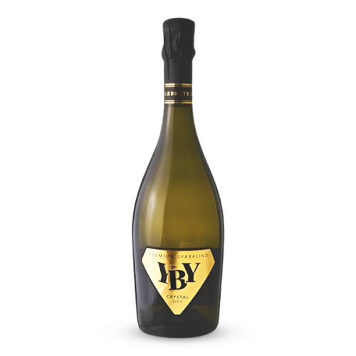 YBY PREMIUM SPARKLING CRYSTAL DRY ALCOHOLIC WINE 750ML