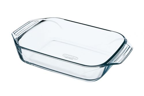 PYREX ROASTER RECTANGULAR  GLASS 3L 408B000/8046