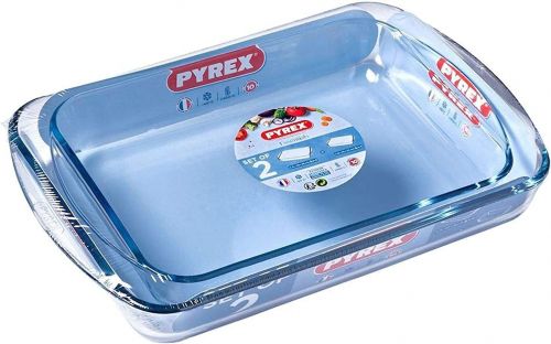 PYREX ROASTER RECTANGLE 2 PIECES SET 3L/4L 912S732/8044