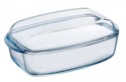 PYREX CASSEROLE RECTANGLE GLASS 4.5L 465A000/7644