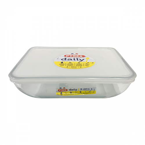 PYREX ROASTER WITH LID RECTANGLE 2.2L 343P000/3646