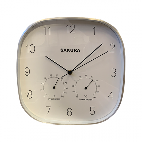 WALL CLOCK SAKURA 28.7X28.7X4 512S2