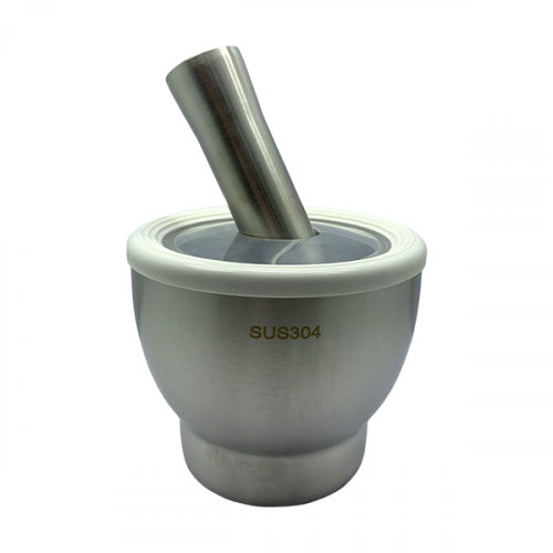 PESTLE AND MORTAR STAINLESS STEEL 15CM 