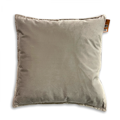 FILLED CUSHION VELVET (45 X 45)CM-SILVER DC-231