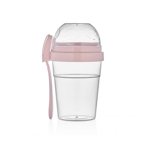 QLUX CONTAINER TAKE AND GO MUESLI 450ML PLASTIC L-00812