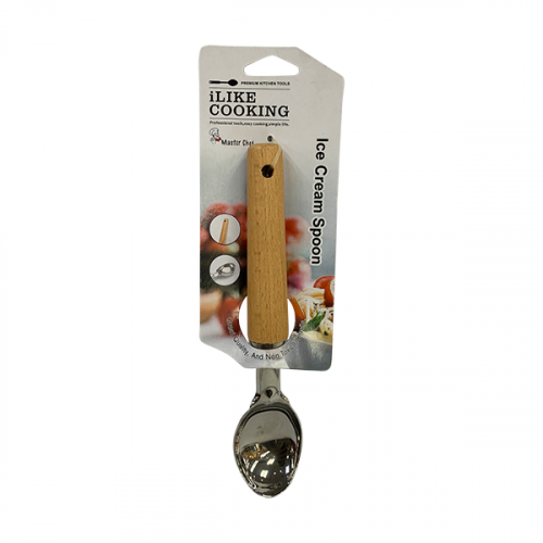 MASTERCHEF ICE CREAM SPOON WITH WOOD HANDLE MC73003 