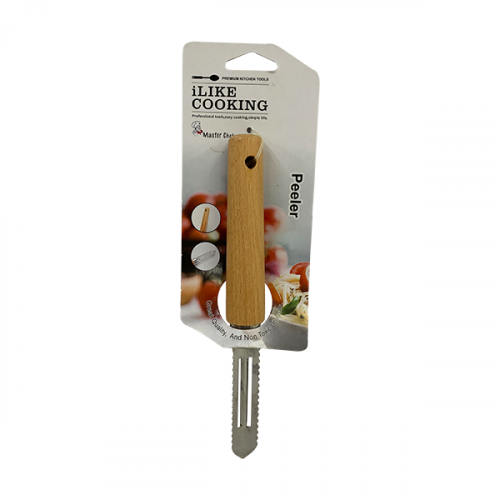 MASTERCHEF PEELER WITH WOODEN HANDLE MC73022 