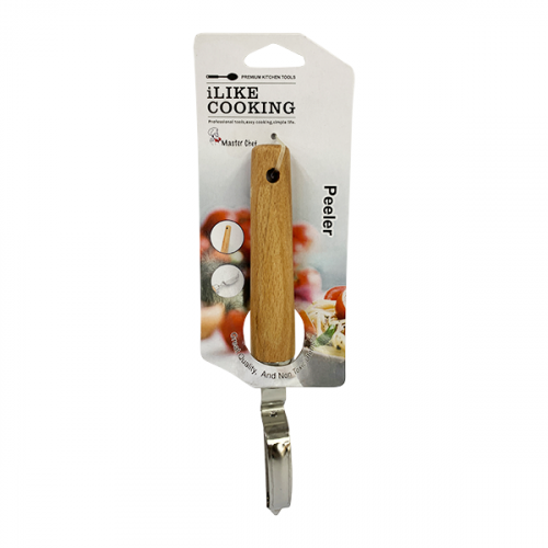 MASTERCHEF PEELER WITH WOODEN HANDLE MC73023 