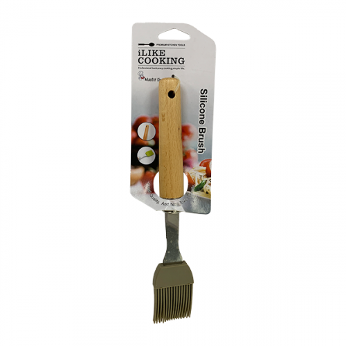 SILICONE BRUSH WITH WOOD HANDLE ILC MC73045 
