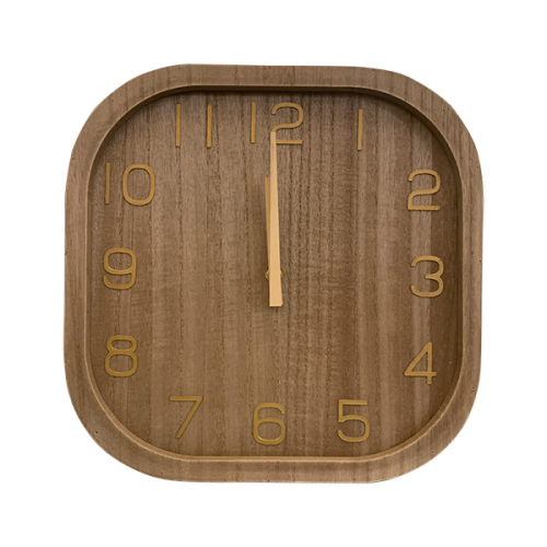 WALL CLOCK 30X30X4CM 231225A