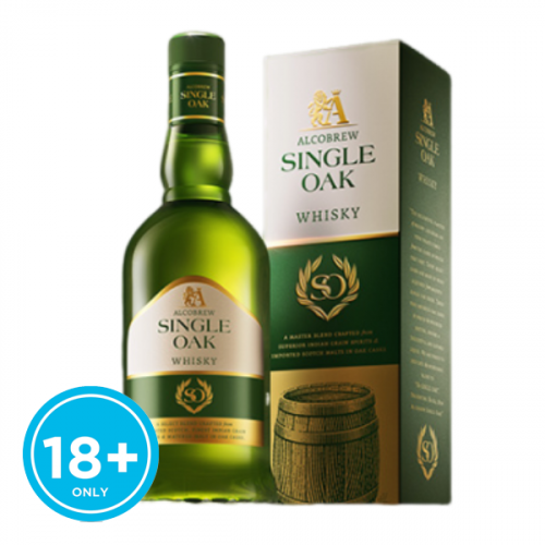 ALCOBREW SINGLE OAK SELECT GRAIN WHISKY MC 750ML