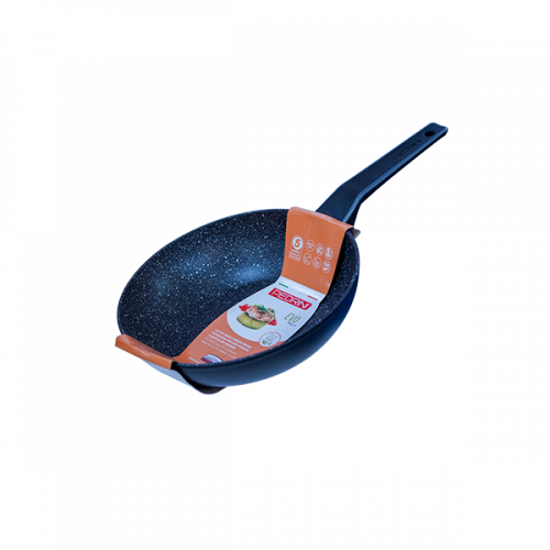 PEDRINI STIR FRY PAN 28CM 2.9MM FORGED ALUMINIUM 02PE1505