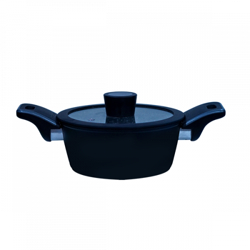 PEDRINI COOKING POT WITH LID 18CM 2.9MM ALUMINIUM 02PE1506