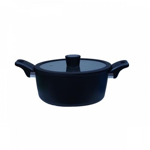 PEDRINI COOKING POT WITH LID 24CM 2.9MM ALUMINIUM 02PE1508