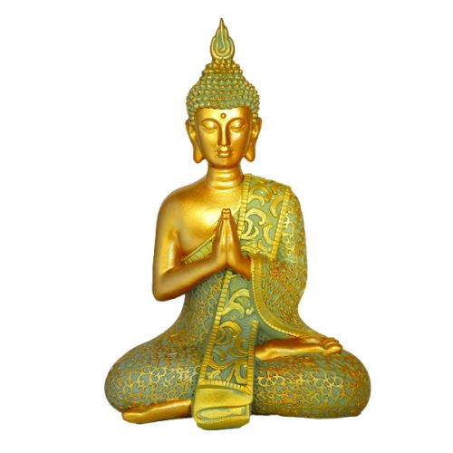 DECORATION BUDDHA 28CM MEDIUM 3 COLOUR MIX