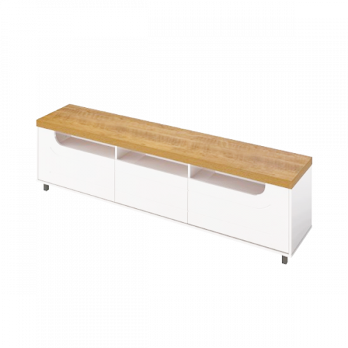 TV STAND 75" OAK/GRAPHITE MERCURY
