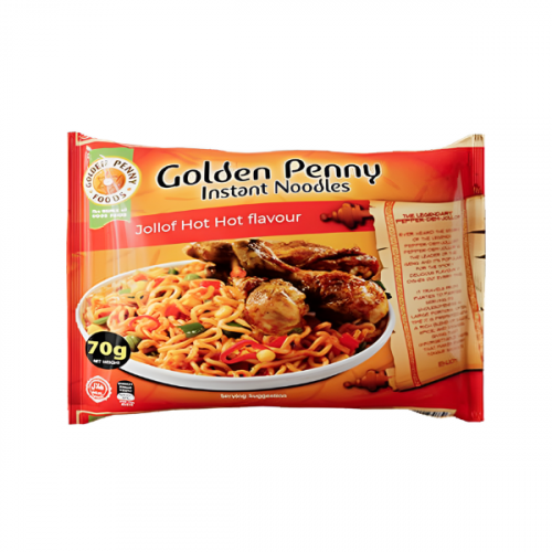 GOLDEN PENNY INS. NOODLES JOLL HOT HOT FLAV 70G