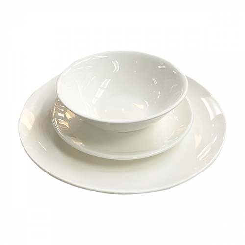 DINNER SET PORCELAIN WHITE 12PCS ST3235 RJK