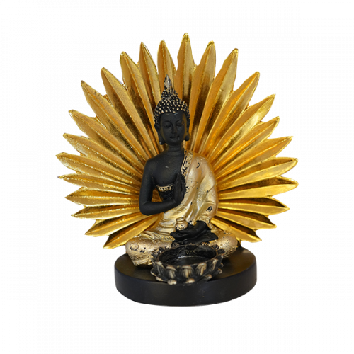 DECORATION BUDDHA WITH CANDLE HOLDER