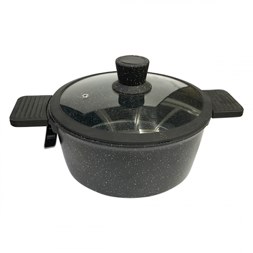 HAUS ROLAND SAUCE PAN 24CM 2MM ALUMINIUM FORGED HR158-1 